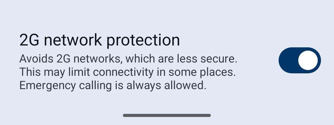 Avoid 2g Settings in Graphene OS SIMs